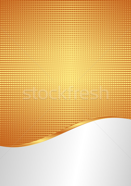 Altın beyaz ızgara doku soyut dizayn Stok fotoğraf © mtmmarek