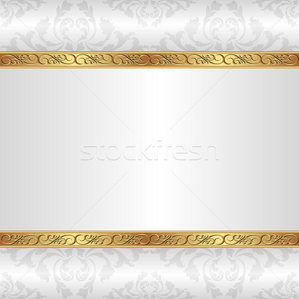 Fehér arany díszek textúra absztrakt háttér Stock fotó © mtmmarek