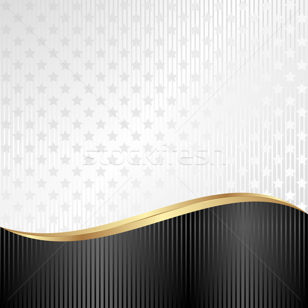 Stelle bianco nero abstract design sfondo Foto d'archivio © mtmmarek