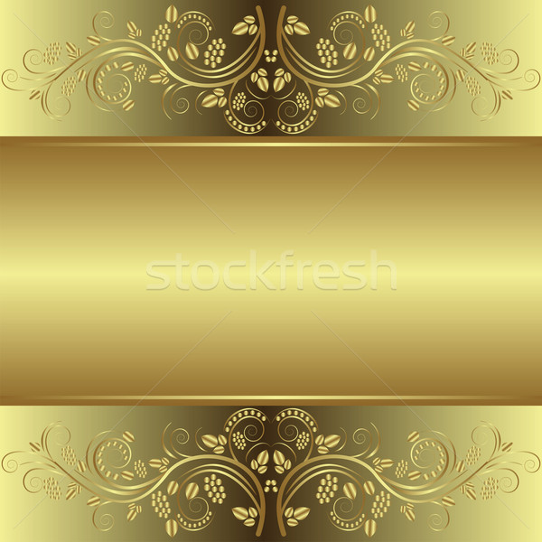 Dorado floral adornos textura fondo metal Foto stock © mtmmarek