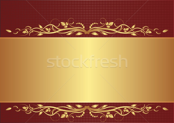 burgundy and gold background Stock photo © mtmmarek