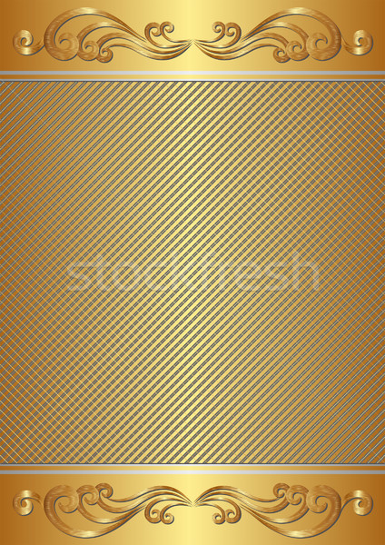 Altın altın süs uzay bağbozumu Stok fotoğraf © mtmmarek
