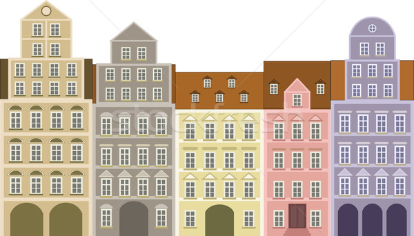 historic houses Stock photo © mtmmarek