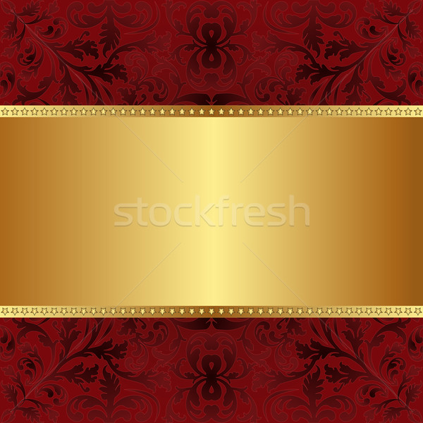 Red Gold Background Vector Illustration C Marek Trawczynski