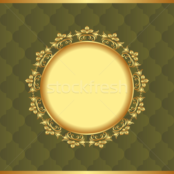 Vintage frame abstract sfondo pattern Foto d'archivio © mtmmarek