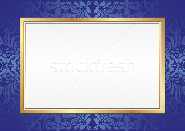 Blauw ovaal grens textuur achtergrond Stockfoto © mtmmarek