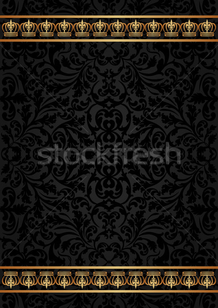 black and gold background Stock photo © mtmmarek