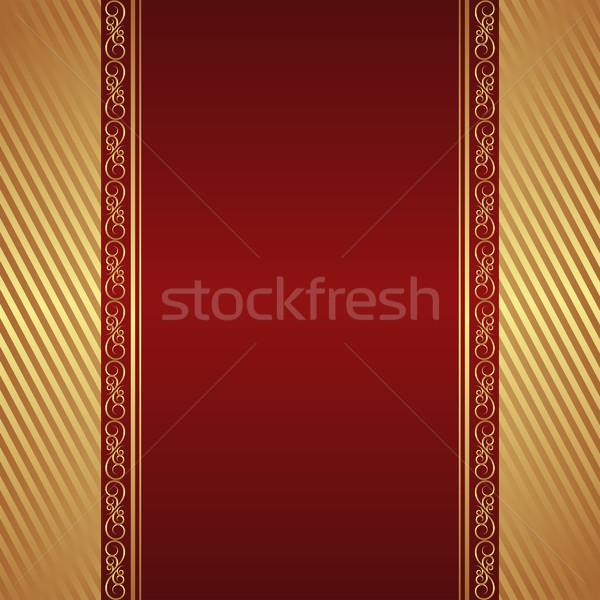 Hochrot golden Ornamente Textur abstrakten rot Stock foto © mtmmarek