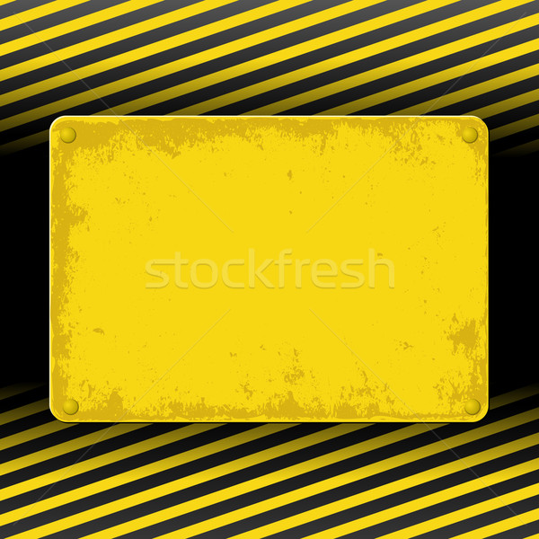 Citromsárga fekete grunge háttér felirat tábla Stock fotó © mtmmarek