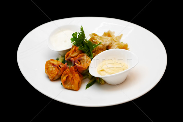 Steamed and deep fried duckleg wontons Stock photo © mtoome