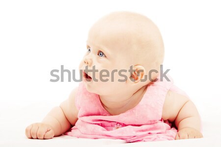 Mały baby odizolowany biały tle dziecko Zdjęcia stock © mtoome