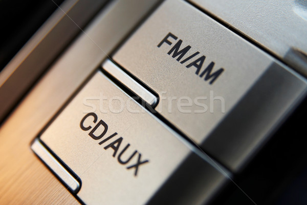 Car cd-radio control buttons Stock photo © mtoome