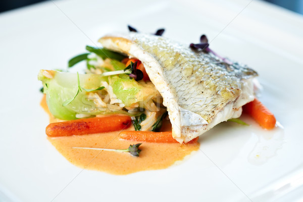 Fried whitefish Stock photo © mtoome