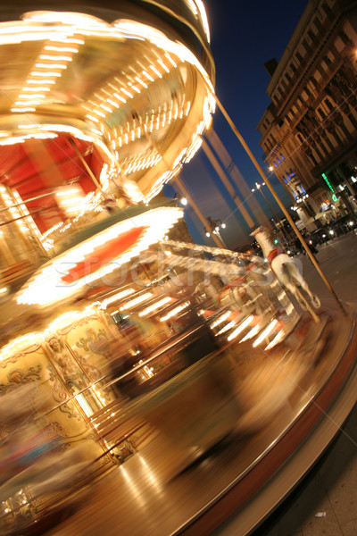 classical french carousel Stock photo © mtoome