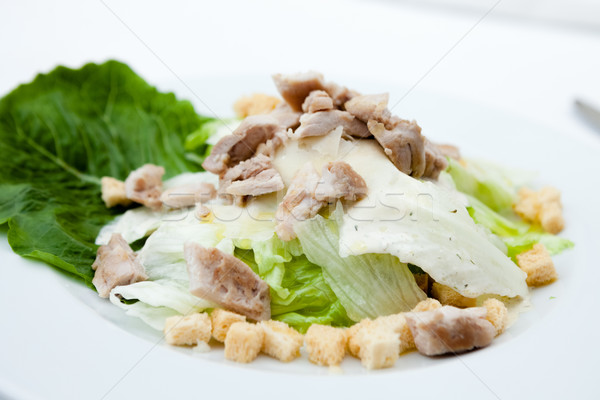 シーザーサラダ 鶏 フィレット 食品 葉 キッチン ストックフォト © mtoome