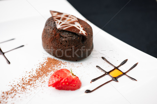 Chocolate fondant Stock photo © mtoome
