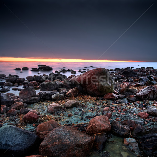 камней небе воды облака свет Сток-фото © mtoome