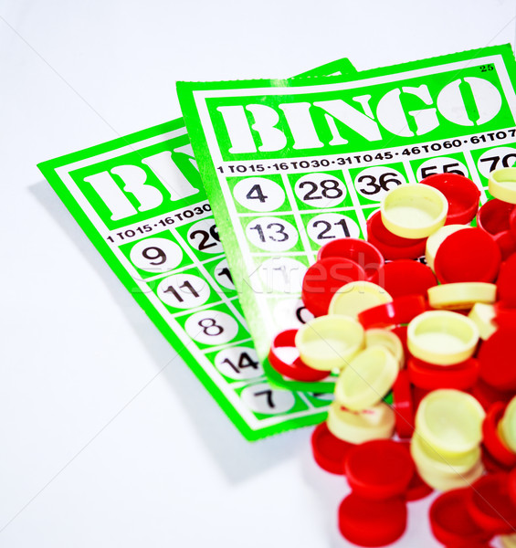 Bingo spel kans nummers leuk Stockfoto © muang_satun