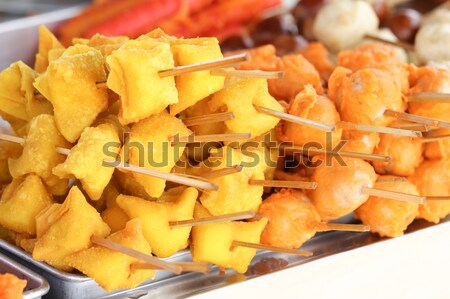Peixe carne frito comida Foto stock © muang_satun