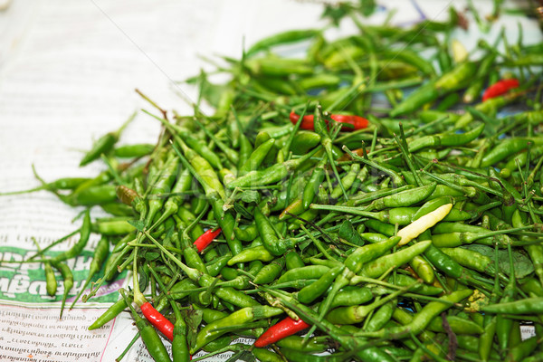 Pimenta piper família comida saúde verde Foto stock © muang_satun