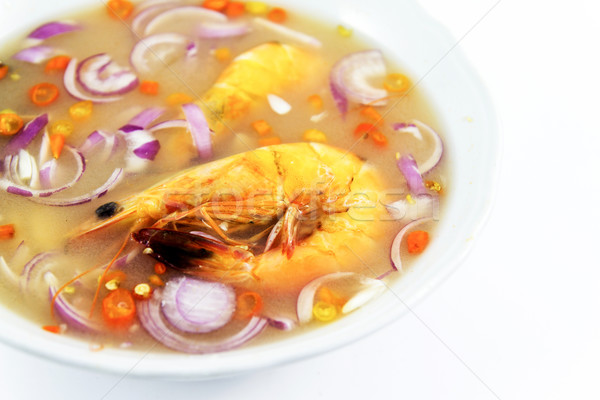 Shrimp soup Stock photo © muang_satun