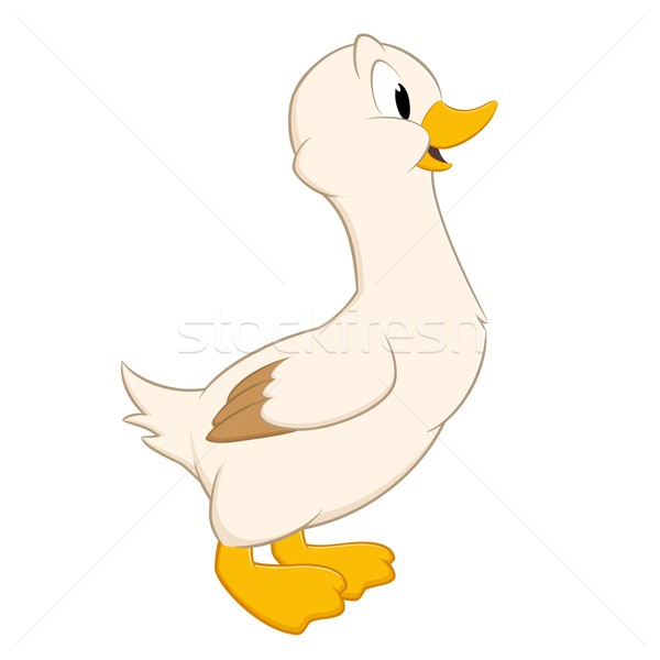 Cartoon canard isolé objet Pâques Photo stock © mumut