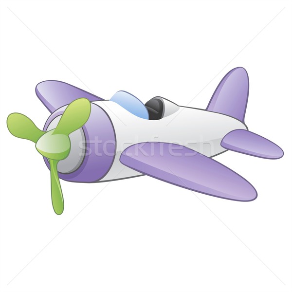 Cartoon самолет легкий искусства рисунок Сток-фото © mumut