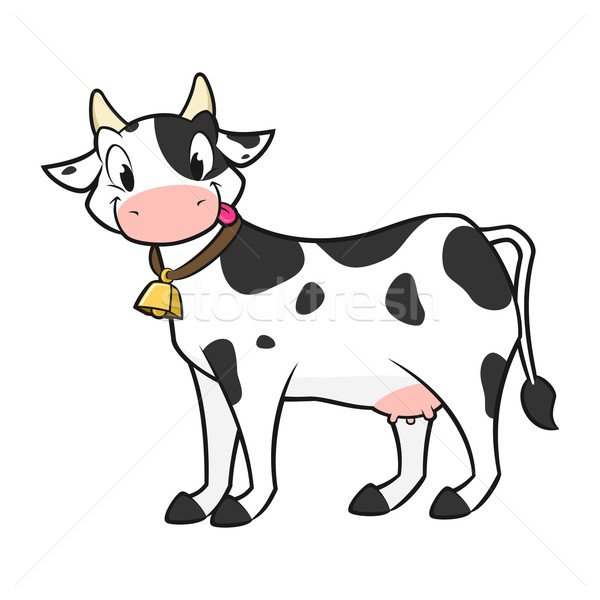 Desenho animado vaca vetor bonitinho fazenda Foto stock © mumut