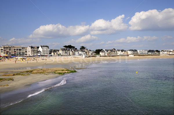 Beach of Quiberon in France Stock photo © Musat