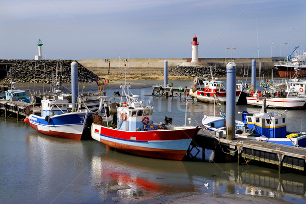 Port of La Cotiniere in France Stock photo © Musat