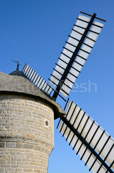 Windmill at Batz sur Mer in France Stock photo © Musat