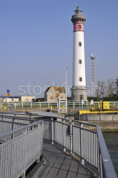 Lighthouse of Ouistreham in France Stock photo © Musat