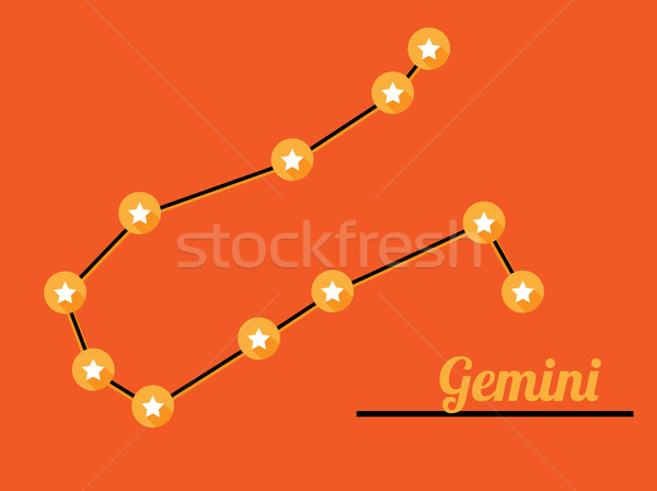 constellation gemini Stock photo © muuraa