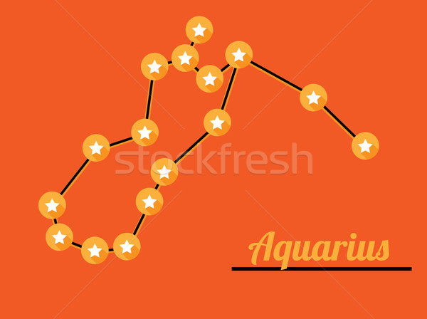 Sterrenbeeld star donkere hemel vector water Stockfoto © muuraa