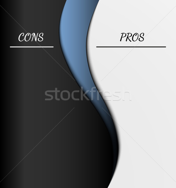 pros and cons Stock photo © muuraa