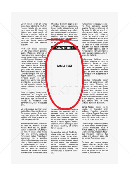 vector newspaper with highlighting Stock photo © muuraa
