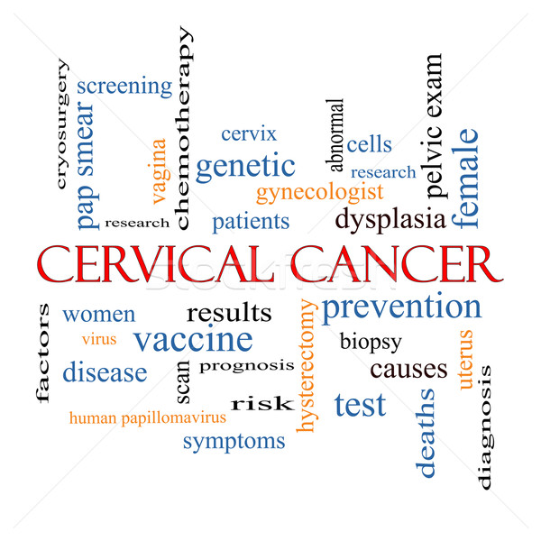 Cancer nuage de mots magnifique prévention femmes virus [[stock_photo]] © mybaitshop