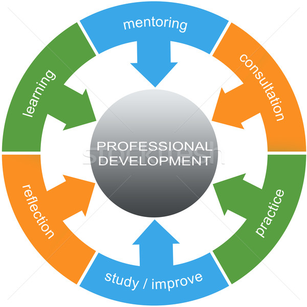 Stock photo: Professional Development Word Circles Concept