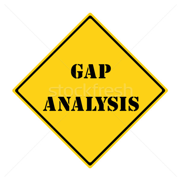 Gap Analysis Sign Stock photo © mybaitshop