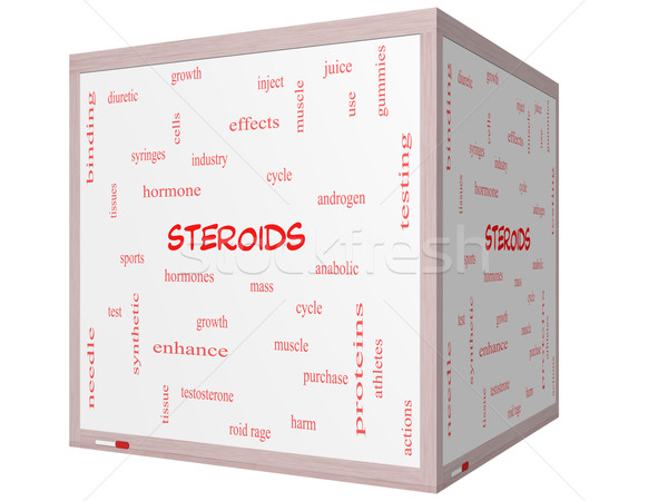 Nuvem da palavra 3D cubo esportes Foto stock © mybaitshop