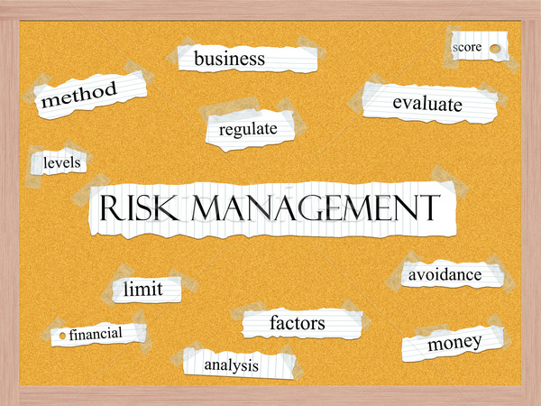 Risk Management Corkboard Word Concept Stock photo © mybaitshop