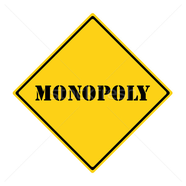 Monopoly Sign Stock photo © mybaitshop