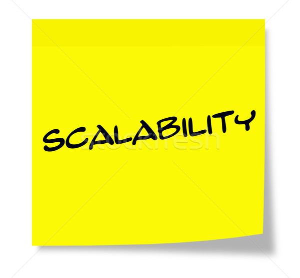 Scalability Sticky Note Stock photo © mybaitshop