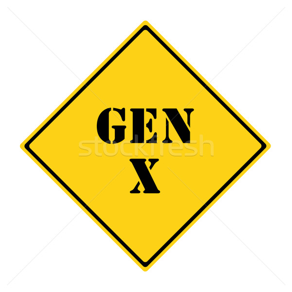 Gen X Sign Stock photo © mybaitshop