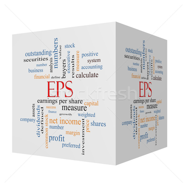 EPS 3D cube Word Cloud Concept Stock photo © mybaitshop