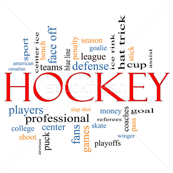 Hockey Word Cloud Concept Stock photo © mybaitshop