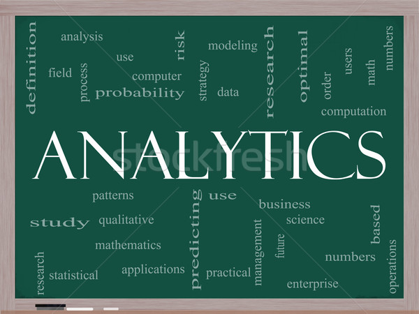 Stock foto: Analytik · Wort-Wolke · Tafel · Tafel · groß · Daten