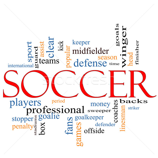 Soccer Word Cloud Concept Stock photo © mybaitshop