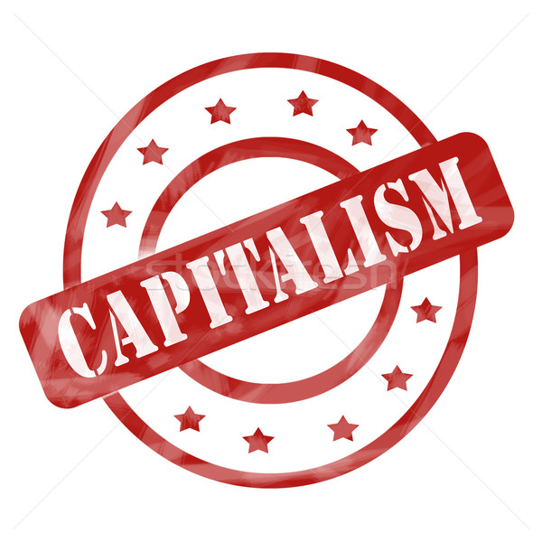 Сток-фото: красный · выветрившийся · капитализм · штампа · Круги · звезды
