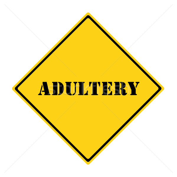 Adultery Sign Stock photo © mybaitshop